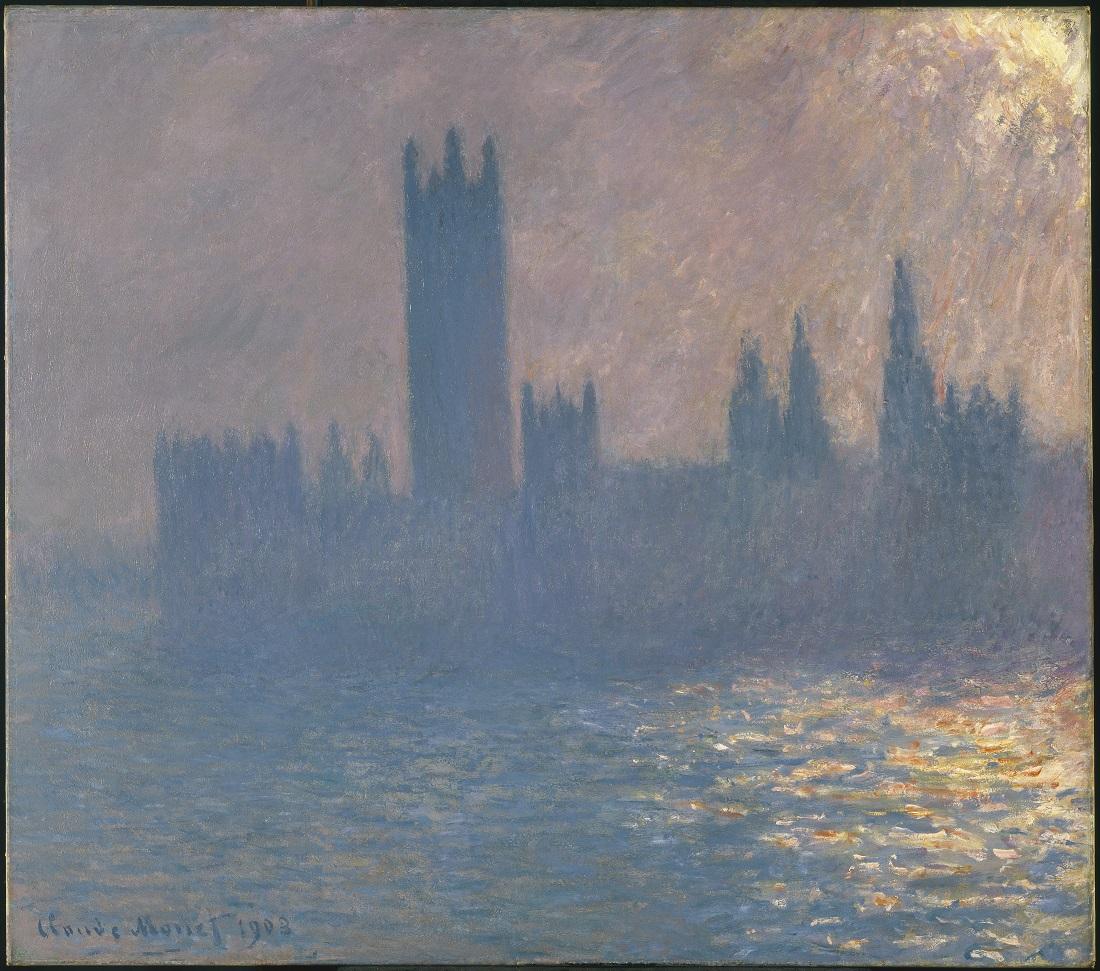 Claude Monet's Houses of Parliament, Sunlight Effect 