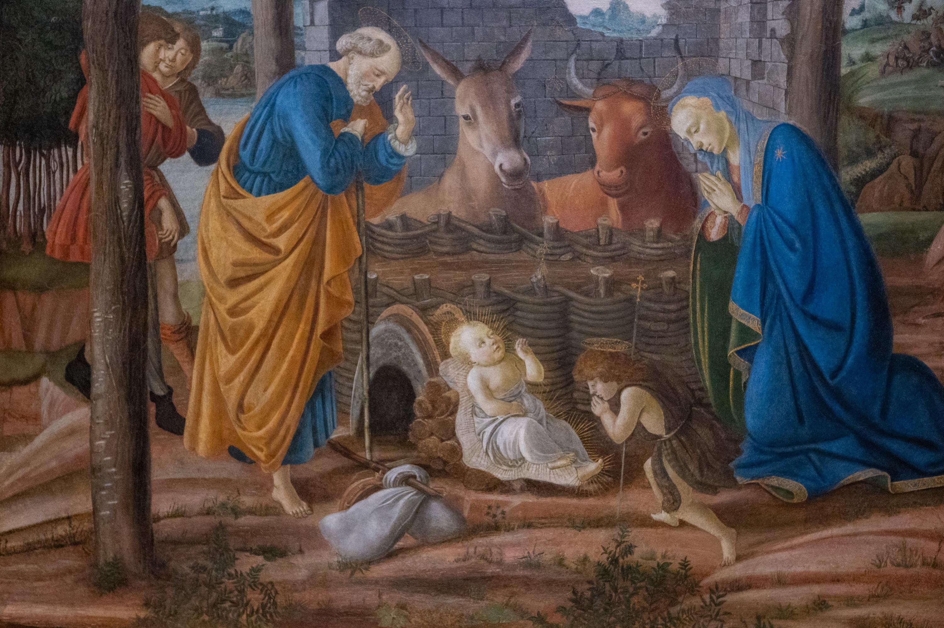 Sandro Botticelli Italian (Florentine), 1444-1510 The Nativity c. 1473-1475 Fresco transferred to canvas Gift of Samuel H. Kress Foundation